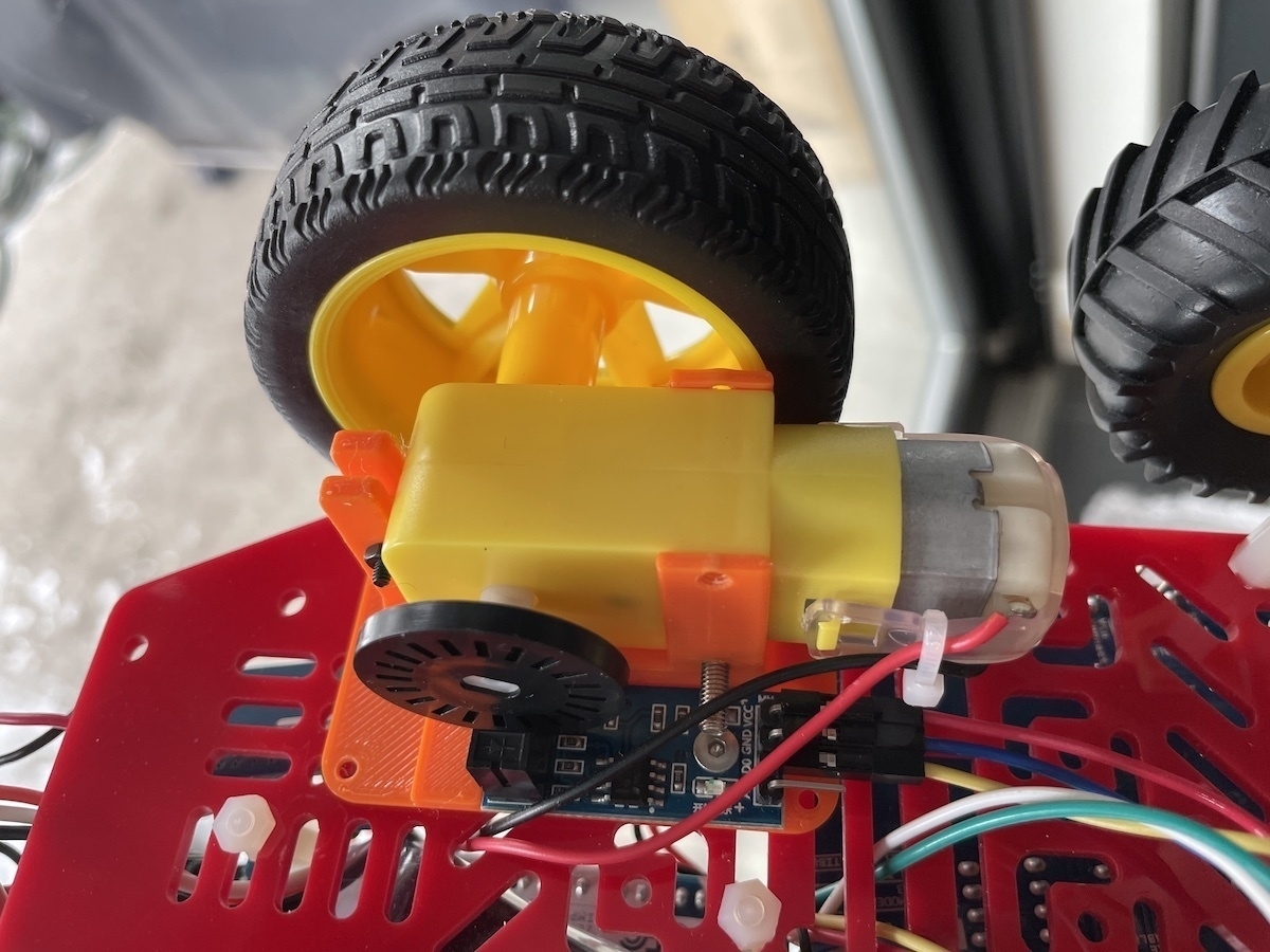 3D printed motor encoder